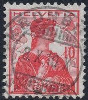 KRONBÜHL (ST. GALLEN) 8.X.10 - Vollstempel auf Helvetia