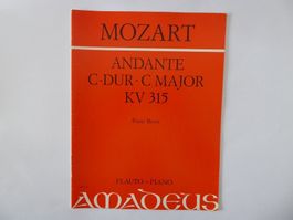 Mozart Andante c-dur, c-major kv 315