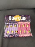 Party Tröten Blow Outs 12 Stück neu in Originalverpackung