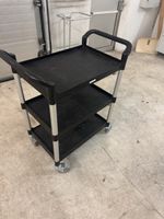 Chariot de service professionnel à 3 niveaux 90×50×110 CM