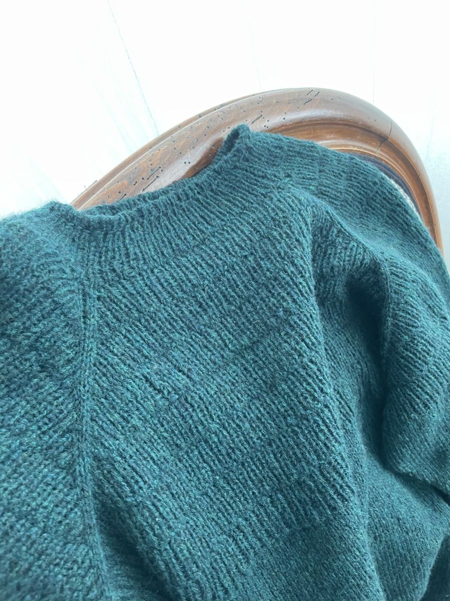 Maglioni & Felpe: Pullover, handgestrickt, verde bottiglia 46 – Nuovo e nell'imballaggio originale da Zürich venduto da echt01