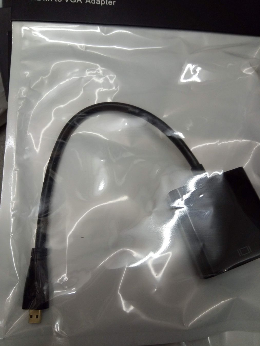 Adattatori: microHDMI zu VGA Adapterkabel Schwarz – Nuovo e nell'imballaggio originale da Ermatingen venduto da rik4rdo
