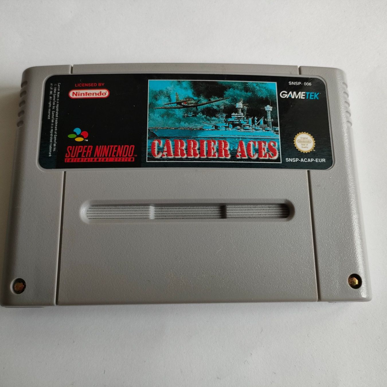 Nintendo Giochi: Carrier Aces - SNES – Usato da Zürich venduto da Mephisto87