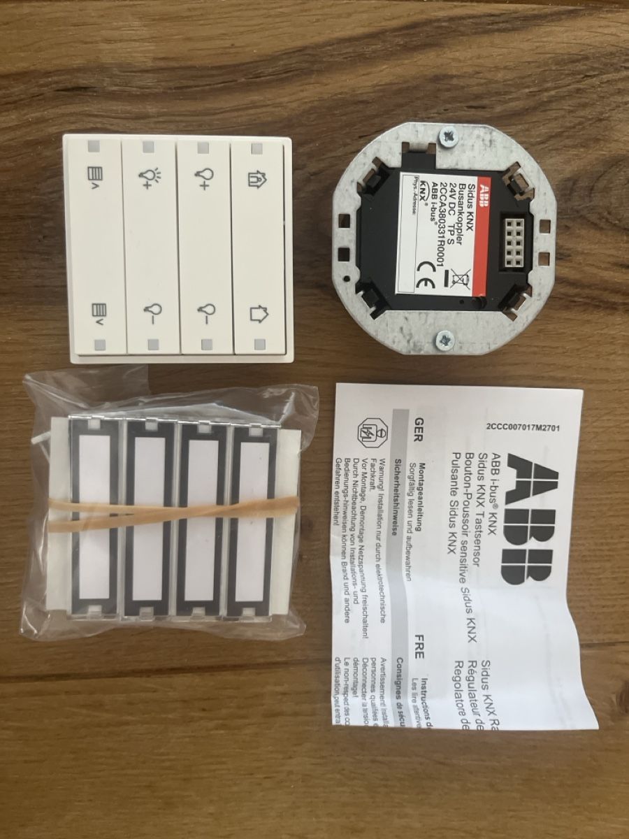 ABB Schalter: ABB SIDUS KNX Tastsensor 4/8 KS01.TYE.0103 Weiss – Neu (gemäss Beschreibung) aus Zürich von ila_nbb6 1