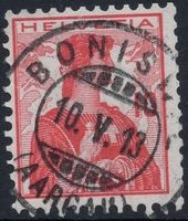 BONISWYL (AARGAU) 10.V.13 - Vollstempel auf Helvetia