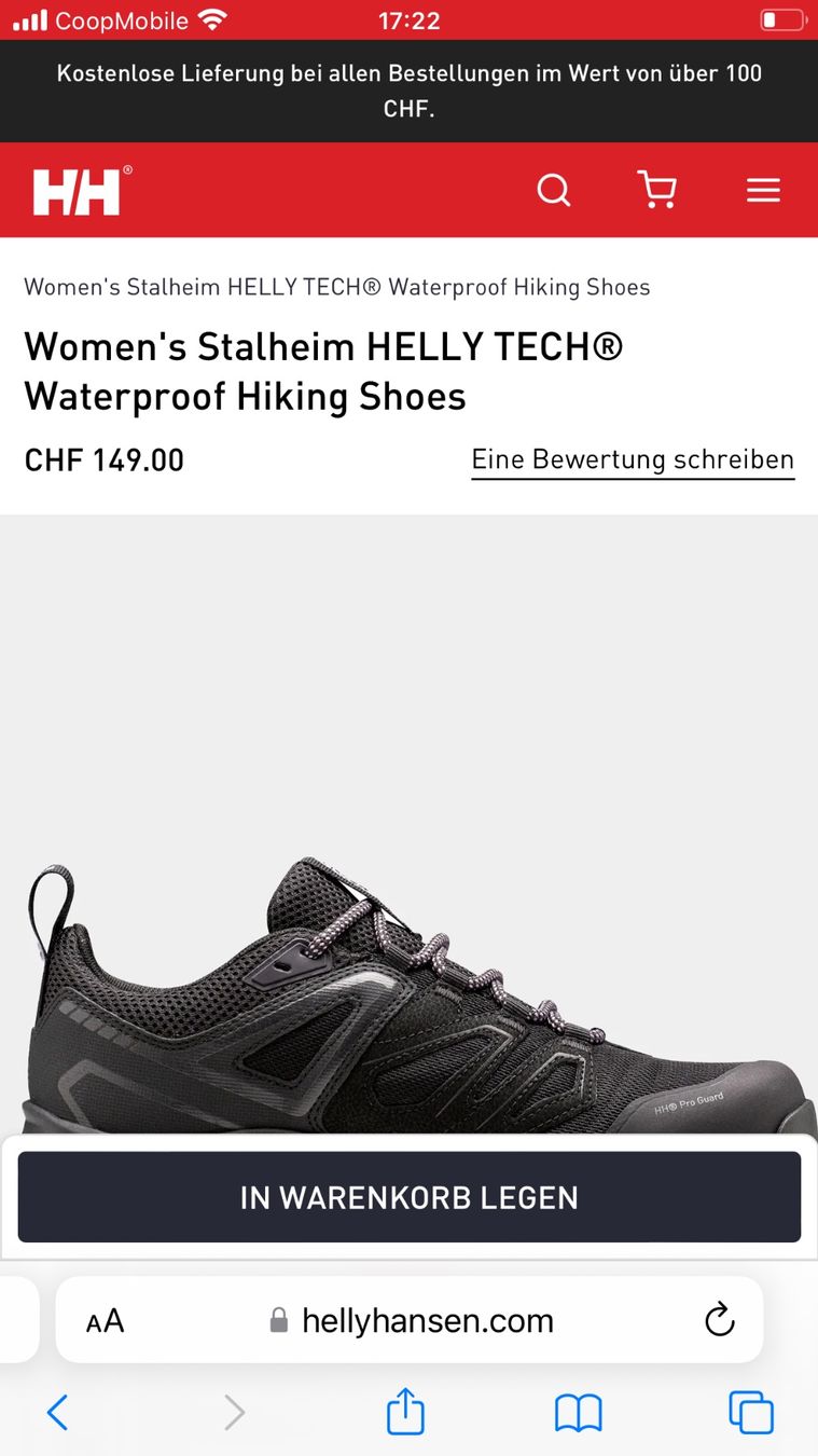 Helly Hansen Scarpe da uomo: Helly Hansen Wanderschuhe Gr 37.5 Stalheim Helly Tech Grip – Usato da Grenchen venduto da Wolfine 6