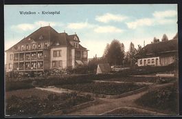 AK Wetzikon, Kreisspital, 1919