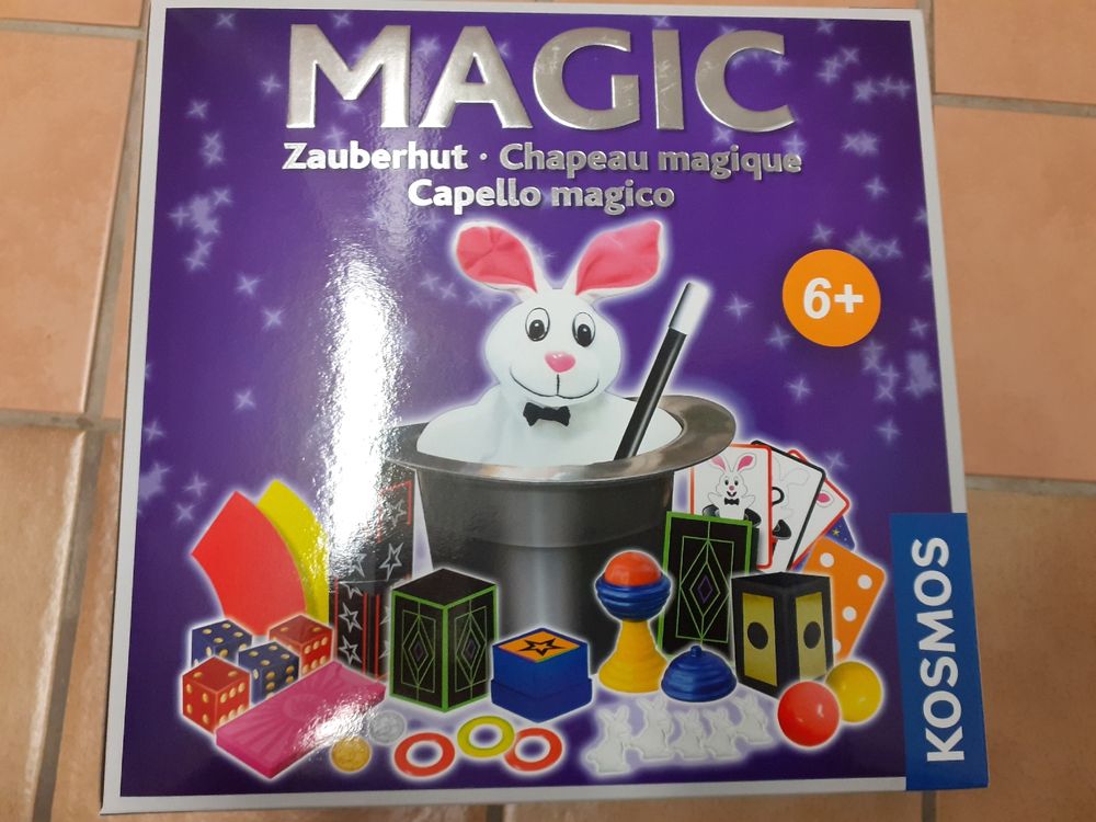 Zaubertricks Set Magic Bag - Tragbarer Zauberkasten Für Geburtstage & Partys 29cm Mit Griff