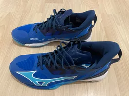 Hallenschuh MIZUNO WAVE MIRAGE 5 MUGEN BLUE/WHITE 43 (UK 9)