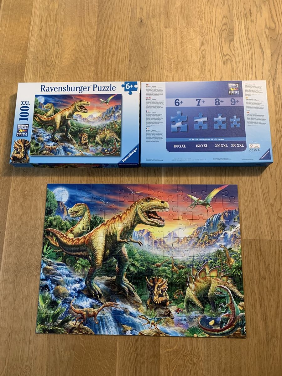 Ravensburger Puzzle: Ravensburger Puzzle 6+ 100 Dinosaurier – Usato da Dinhard venduto da PS83
