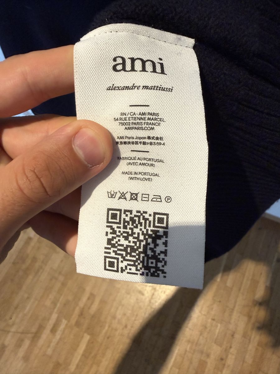 Maglioni & Felpe: Ami Sweater Pullover Navy  – Nuovo (secondo la descrizione) da Genève venduto da SG_73 2