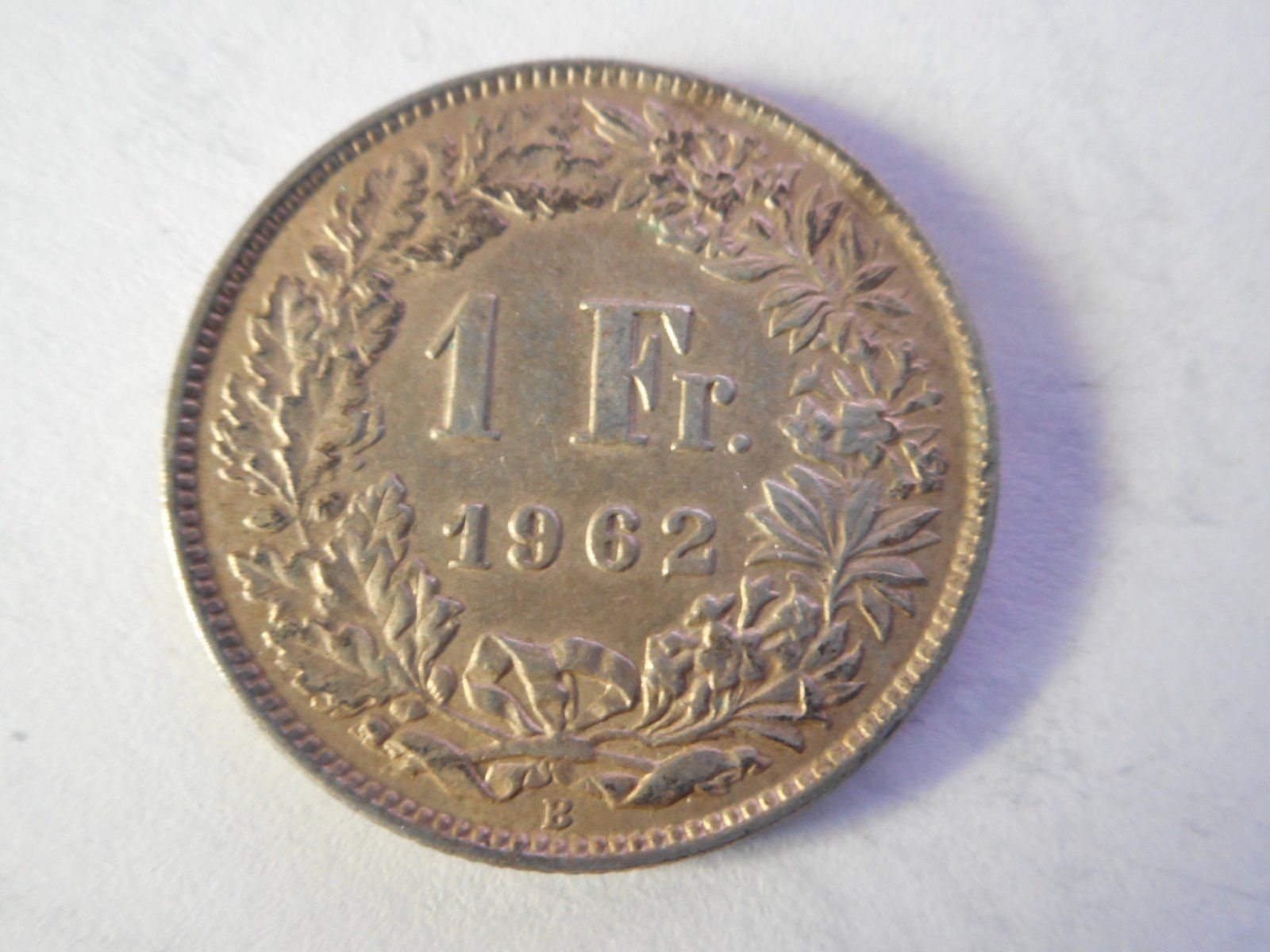 Alle Münzen: 1 Fr. 1962 silber – Gebraucht aus Kriegstetten von pizlad2010