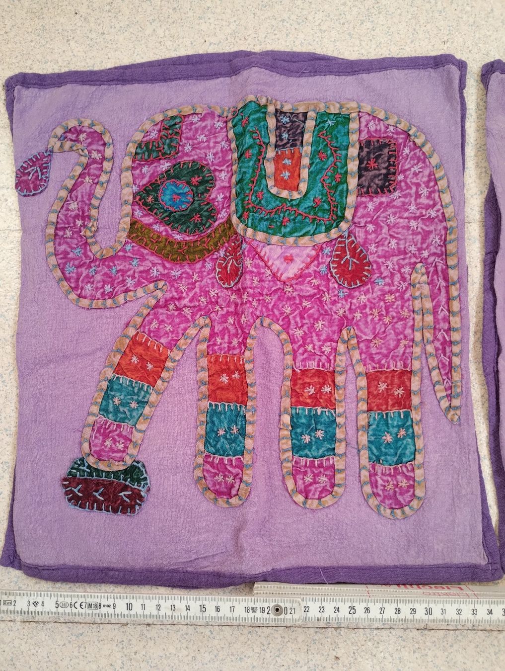 Cuscini: 2 indische original Kissenhüllen ca. 35x35 – Usato da Kandersteg venduto da ana_bl2b 1