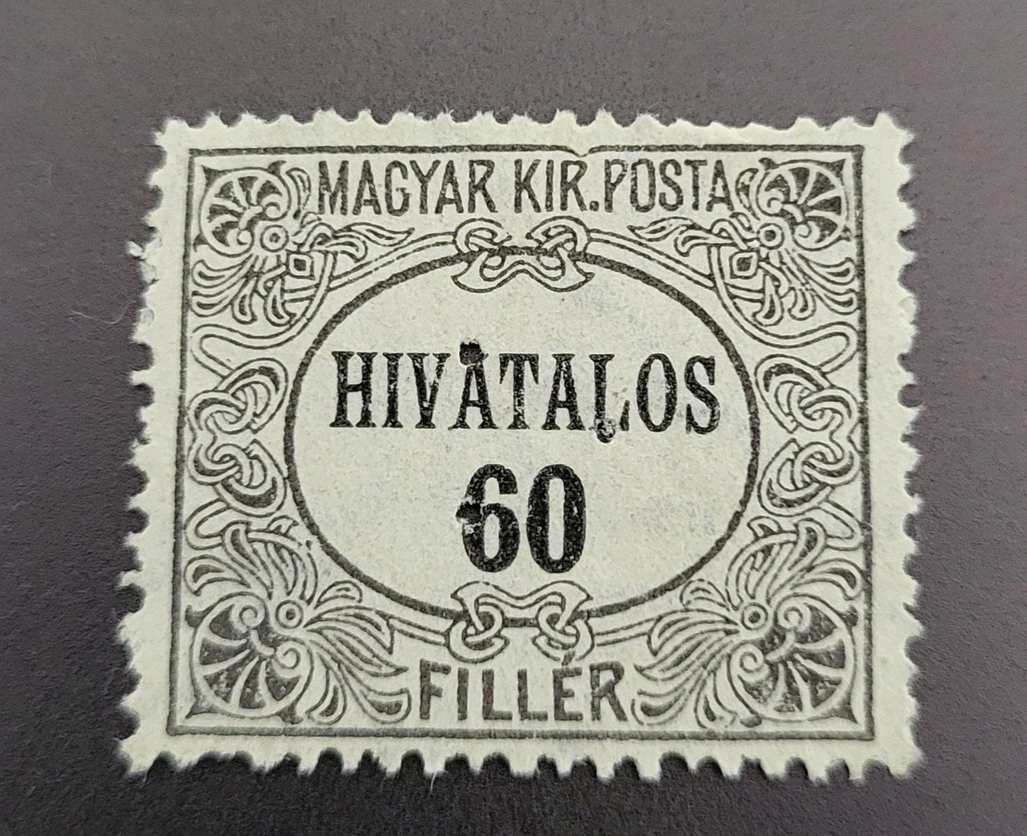 Tutti i francobolli: Ungarn perforiert alte briefmarke – Usato da St Gallen venduto da Stampsalshobby