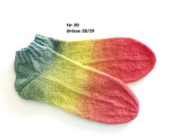 Sneaker - Socken handgestrickt  Gr.38/39  Nr.90