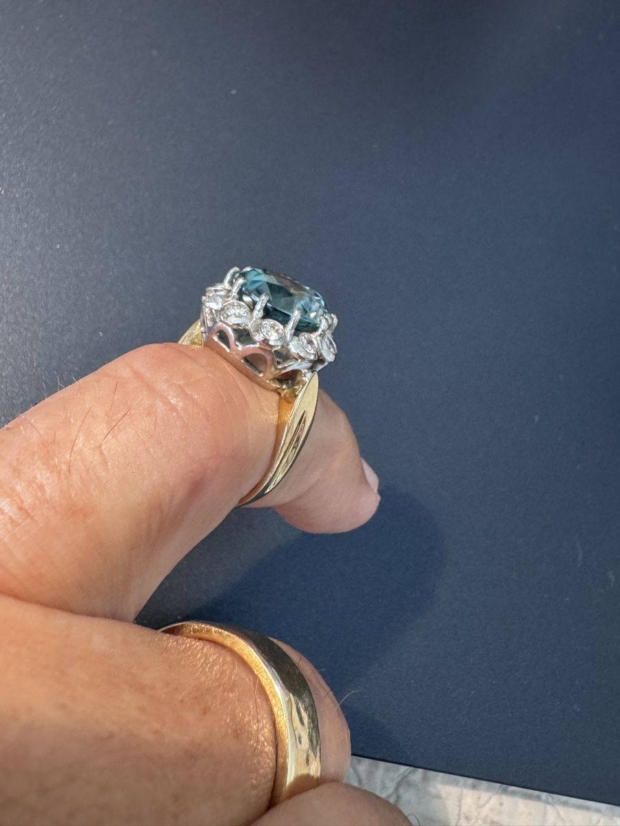 Ringe: Ring Zirkon Gold 750 – Gebraucht aus Au ZH von parabellum60 6