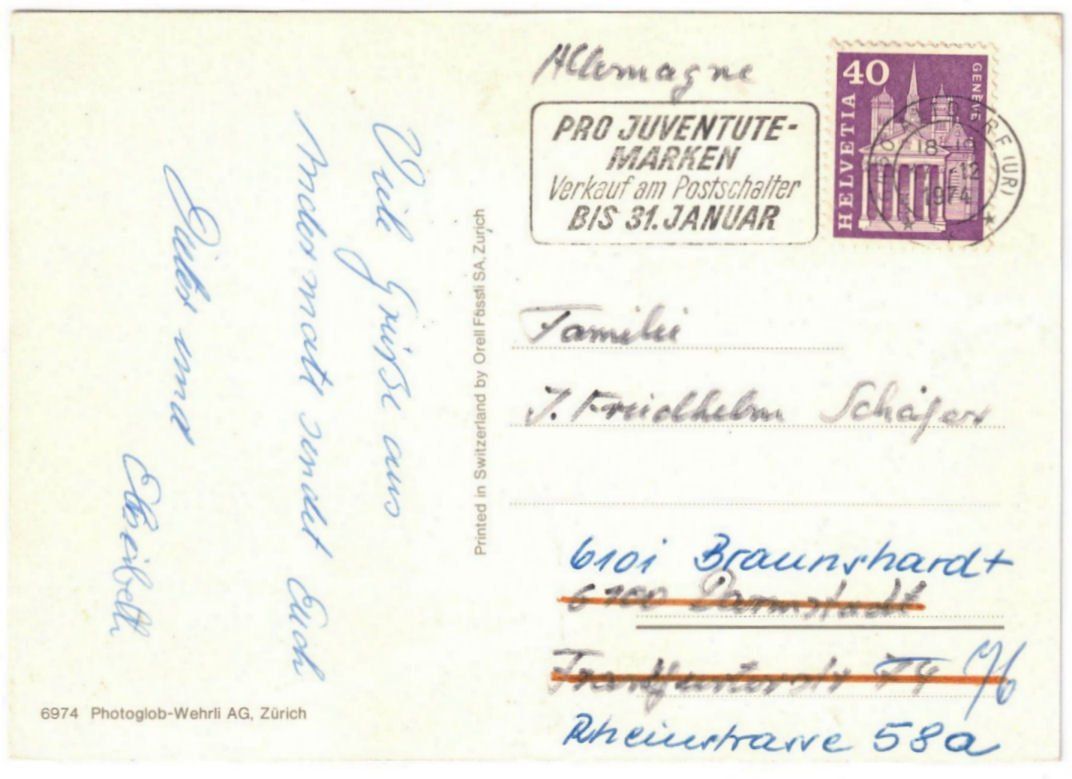 Cartoline postali: Andermatt - 3 Bild AK – Usato da Binningen venduto da Mountainrider 1