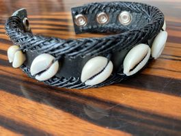 LederArmBand mit Muscheln 🐚 aufgenäht Marokko