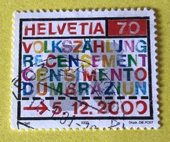 Nr.1005 GESTEMPELT Volkszählung 2000  Siehe Original Fotos.
