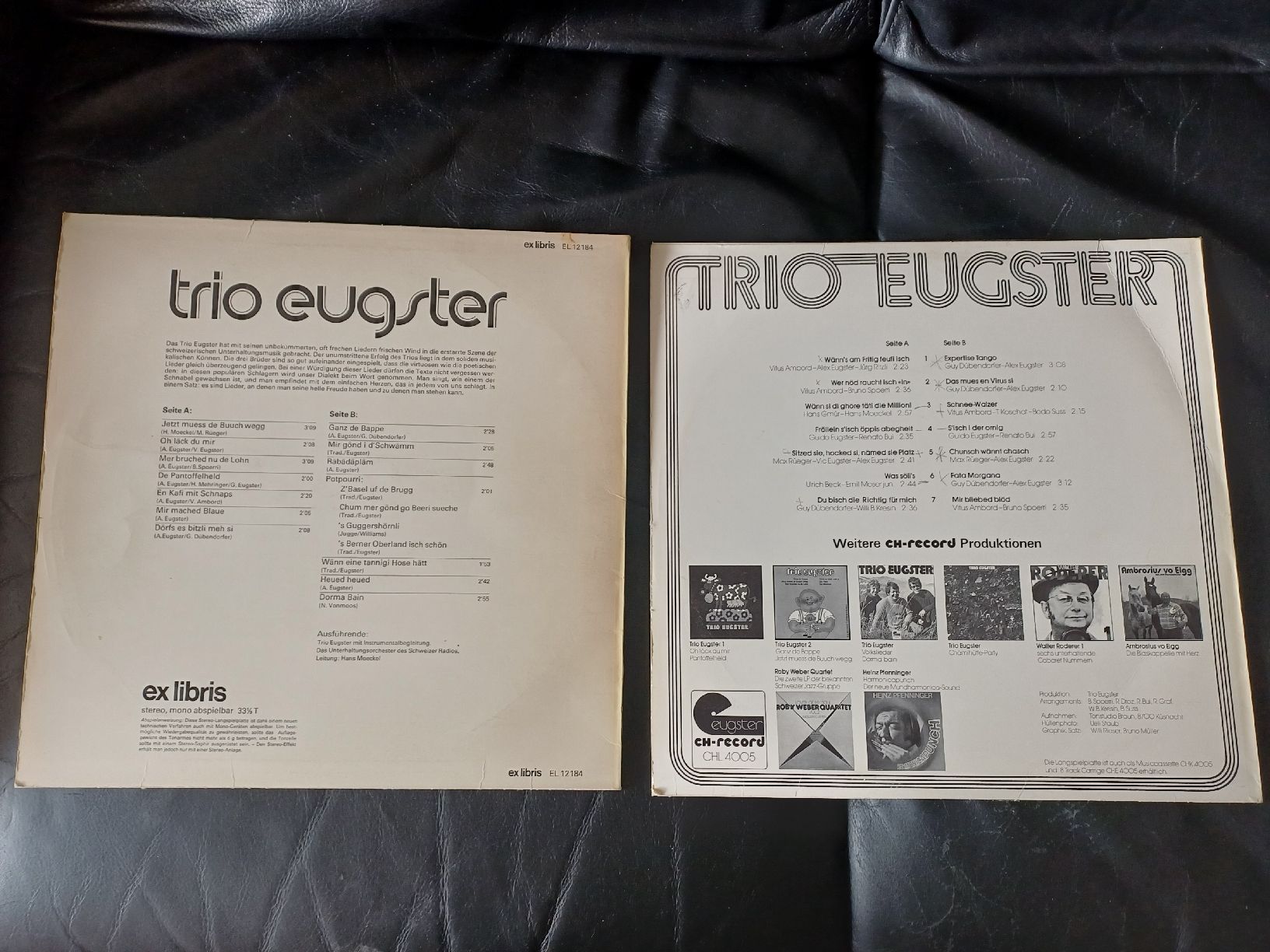 Dischi in vinile: Trio Eugster Schallplatten Konvolut 7 Stücke  – Usato da Ebersecken venduto da Napf08 6