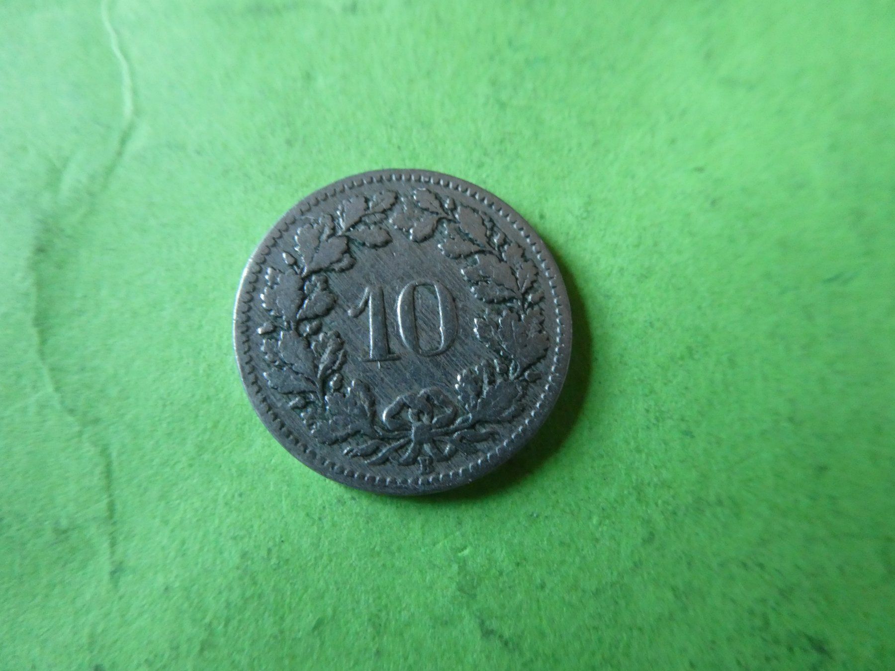 Tutti le monete: Schweiz 1901,  10 Rappen – Usato da Hinterforst venduto da rohusri 1