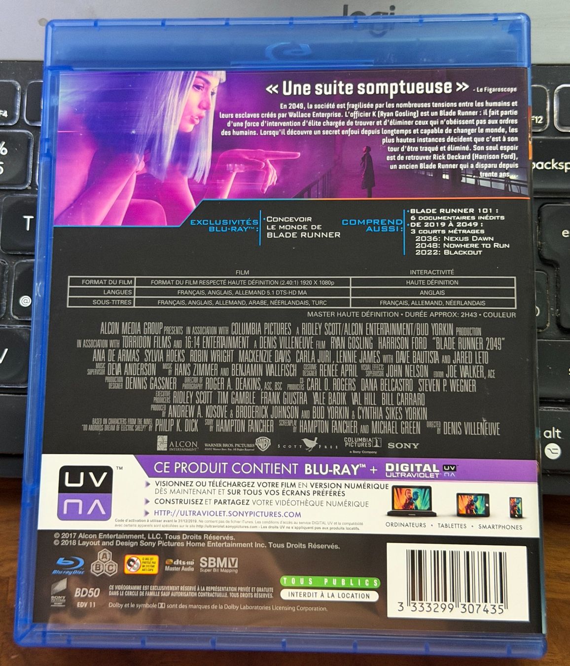 Tous les DVDs: Blade Runner 2049 (2017) - Blu-ray – D'occasion à Semsales par __Florian__ 2