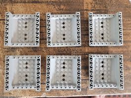 lego 44091 lot de 6 pièces Light Bluish Gray Slope, Curved