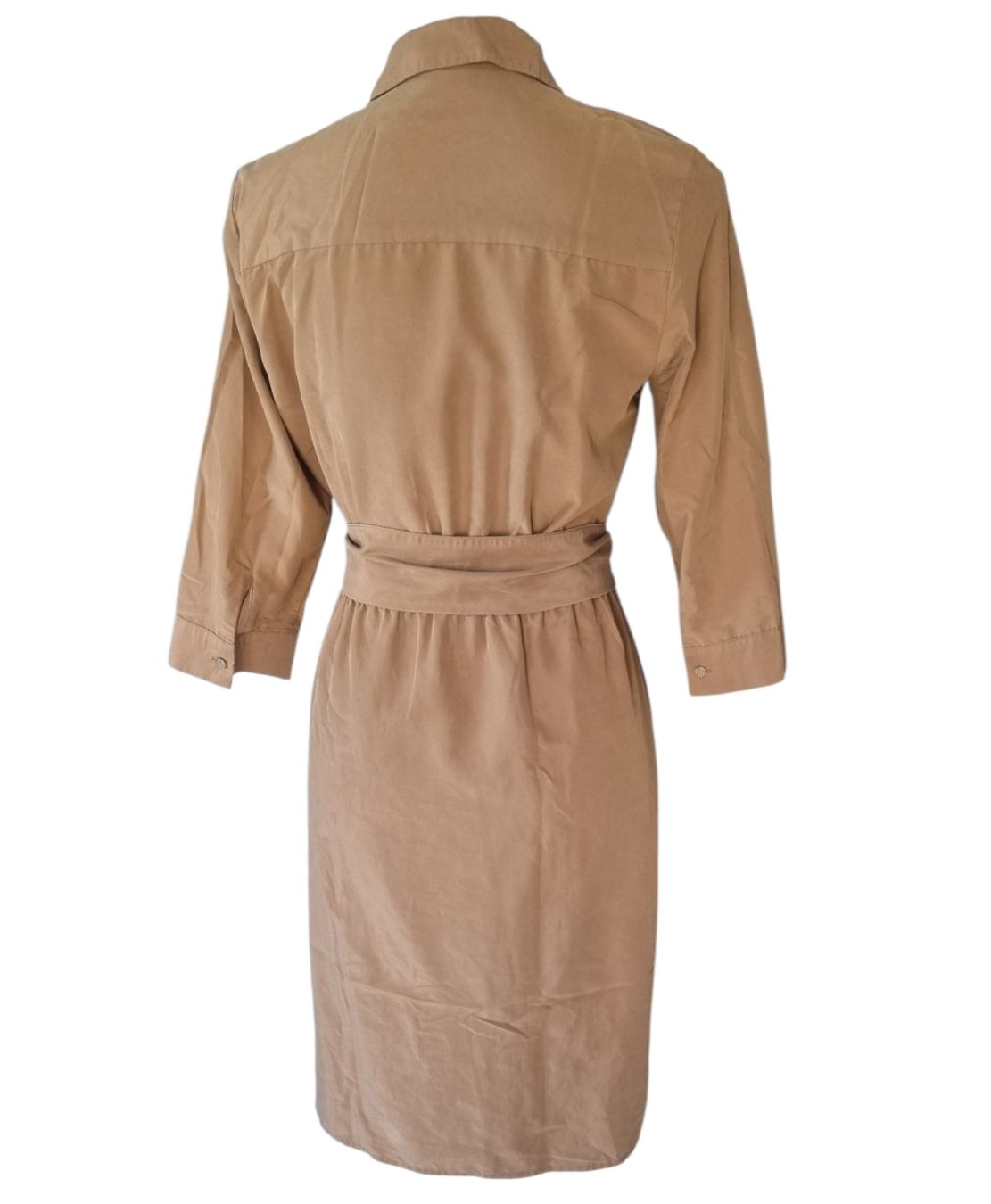 Vestiti: S.Oliver Kleid beige mit Bindegürtel Gr. 34 – Usato da Champlan venduto da acr_kkd5 2