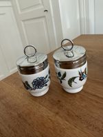 Royal Worcester Porzellan Eier Coddler 2x
