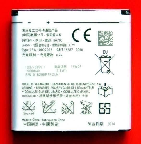Batterie: SonyEricsson Akku BA700 – Nuovo e nell'imballaggio originale da Untersiggenthal venduto da Zarkok 1