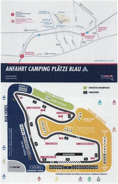 Biglietti: Formel 1 Ticket, Austrian GP vom 26.-28.06.2026 – Nuovo (secondo la descrizione) da Kaltbrunn venduto da Hammer66 1