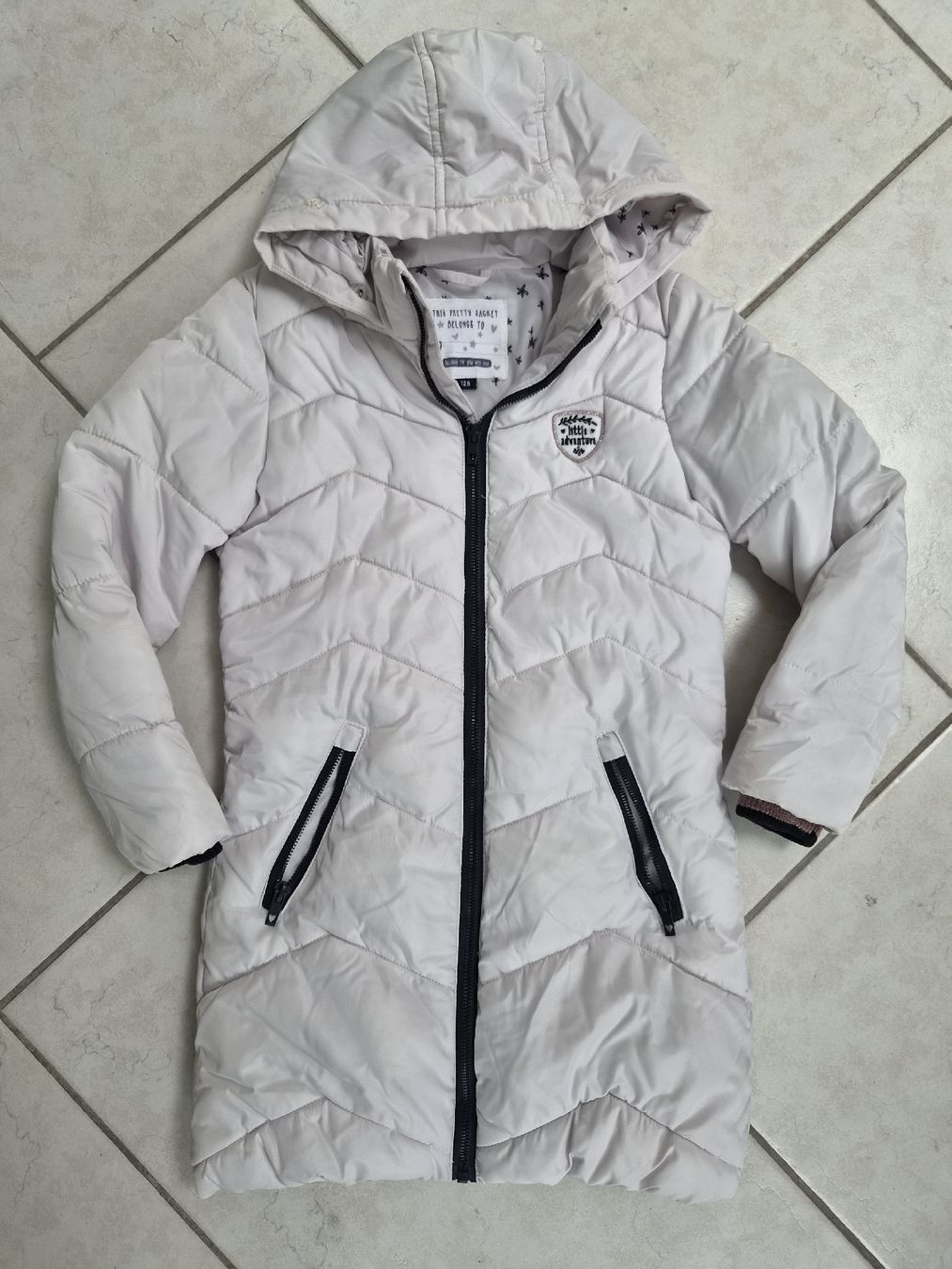 Jacken & Mäntel: wintermantel weiss gr.128 – Gebraucht aus Münsingen von lishalina