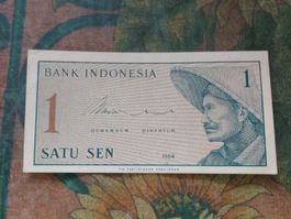INDONESIE  1 Sen  Billet