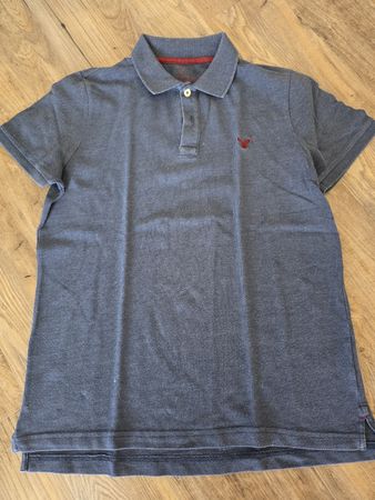 Polo American Eagle Outfitters Grösse M blaugrau