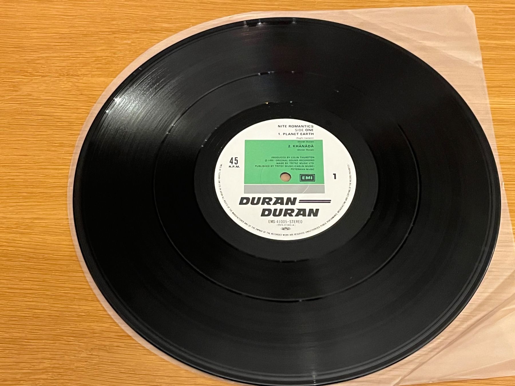 Dischi in vinile: Duran Duran Nite romantics 12“ EP – Usato da Basel venduto da Vinyloase 5