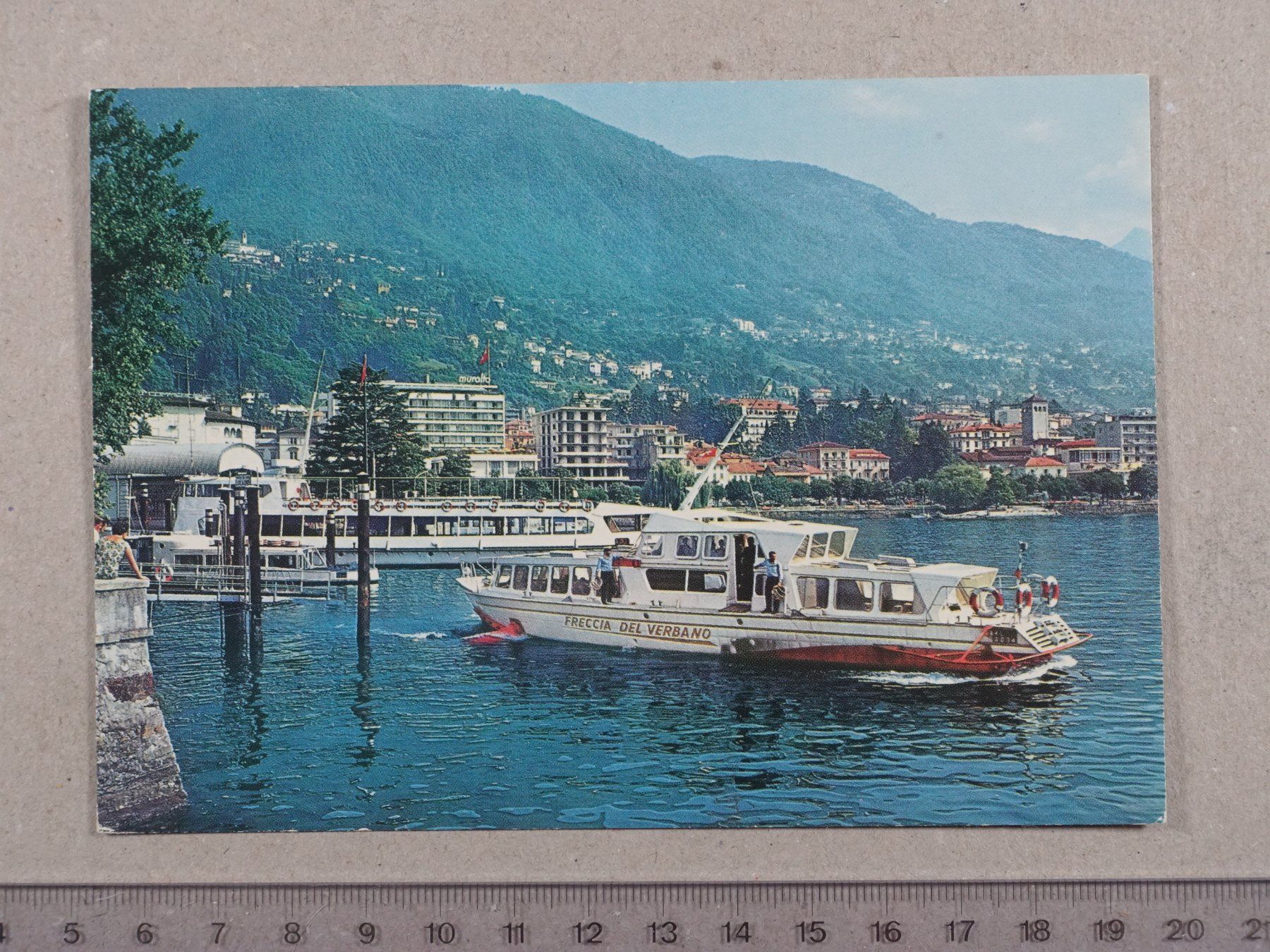 Ansichtskarten: Locarno, Schiff, 1973 – Gebraucht aus Lenzburg von fh1