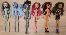 6 Monster High doll lot