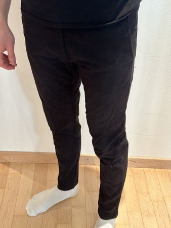 Schwarze H&M Hosen, Grösse: L, eher slim/skinny