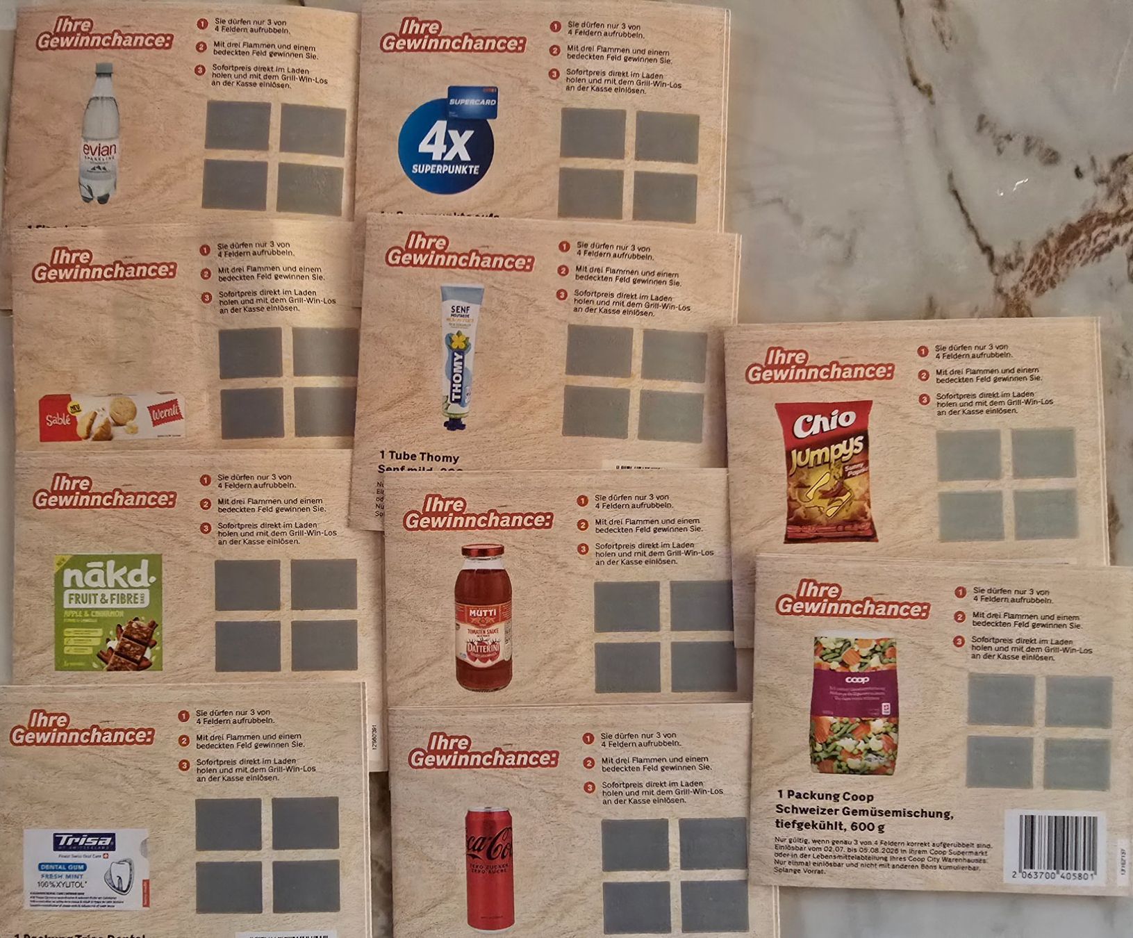Coop Raccolte di bollini & punti: 10x COOP GRILL WIN ungeöfnet – Nuovo (secondo la descrizione) da Eschen venduto da Hab3