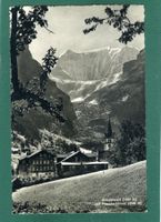 Grindelwald mit Fiescherhörner, 1957, gelaufen