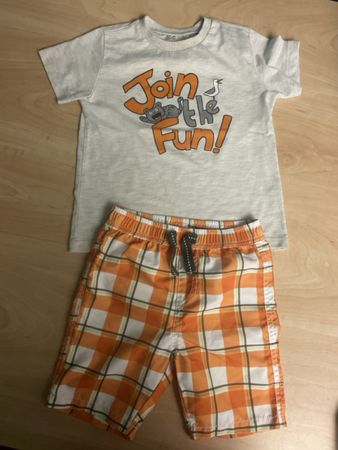 T-Shirt & Shorts Gr 92 Sommer, Print Tierlustig!