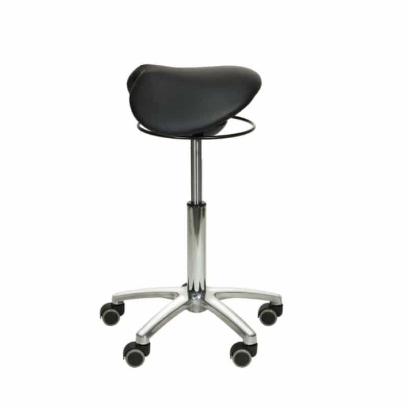 Sgabelli: Sattelsitz-Hocker SCHWARZ mit Schwing-Mechanismus – Nuovo e nell'imballaggio originale da Schaffhausen venduto da Praxis-Nova 2