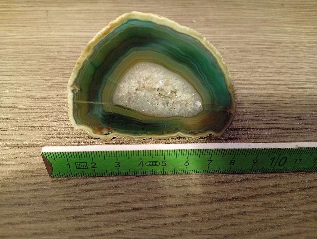 Mineralien & Heilsteine: Geode Agata verde acqua  – Gebraucht aus Vezio von 41181 2