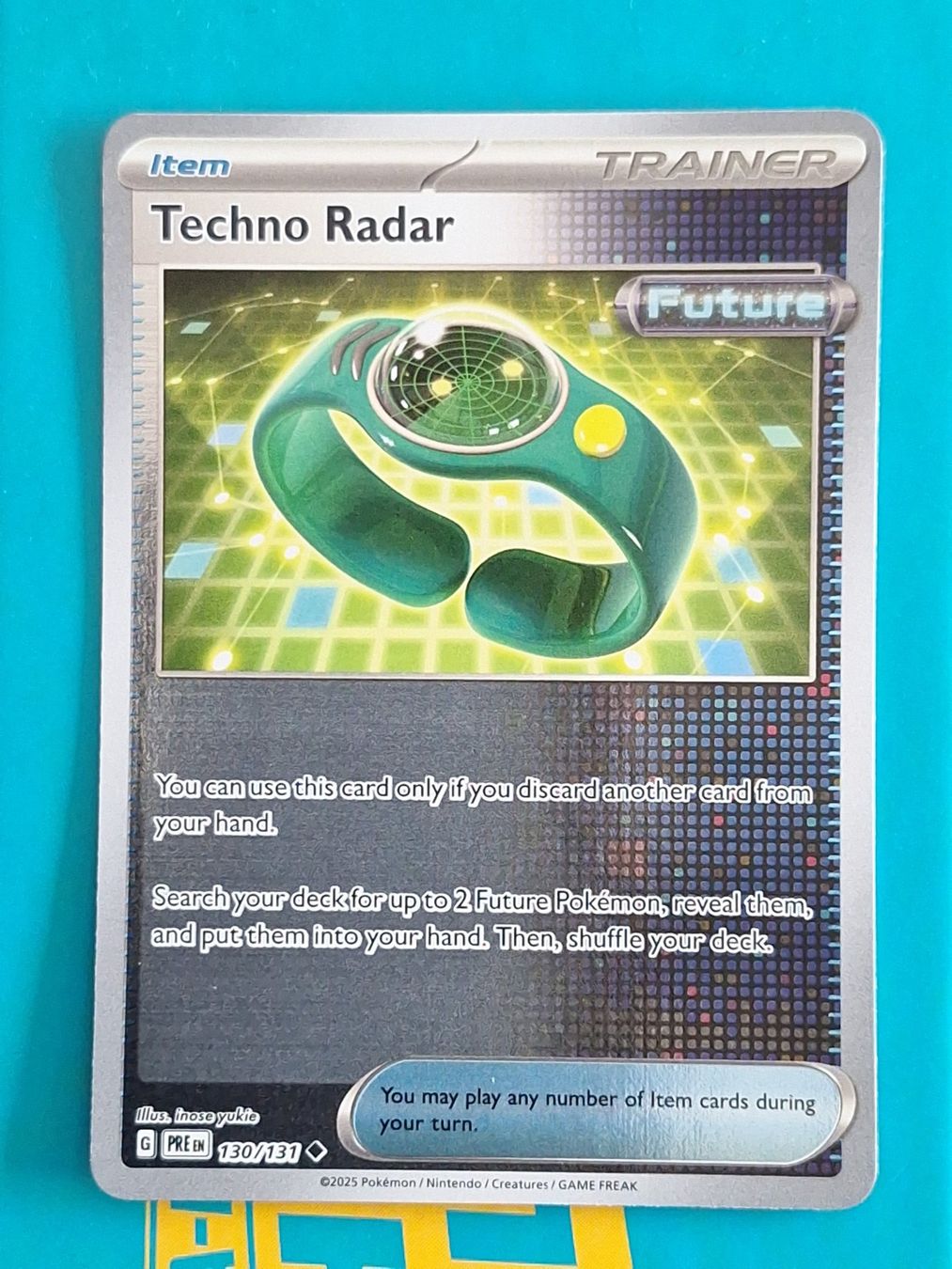 Pokémon Carte collezionabili: Techno Radar - Reverse Holo - Prismatic Evolution #1.6 – Usato da Altstätten SG venduto da GGsGameshop