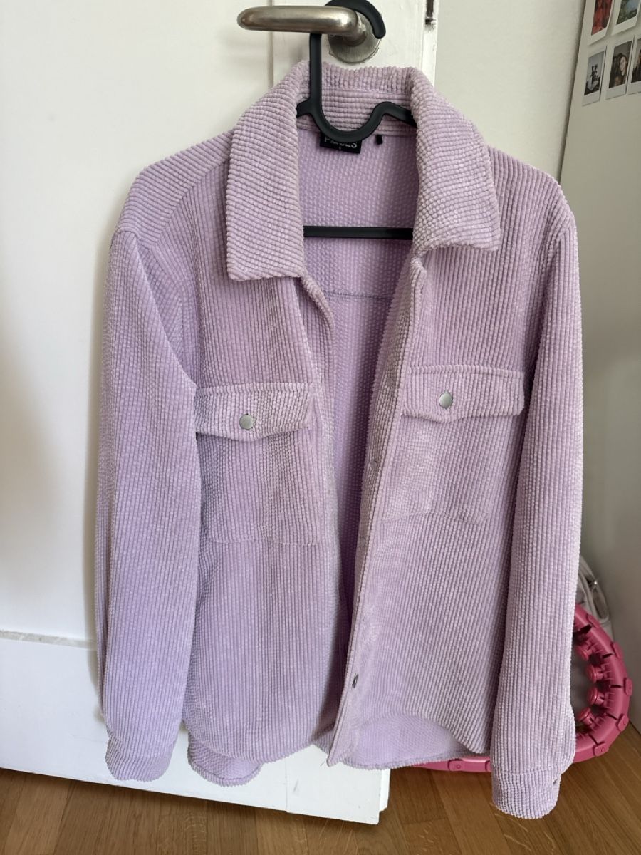 Pieces Giacche: Pieces Cord Shacket Lilac - Perfect for Spring! Size S – Usato da Schlieren venduto da _Meenu