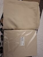 vidaXL Rideaux occultants beige 4 pcs 140x245cm neuf