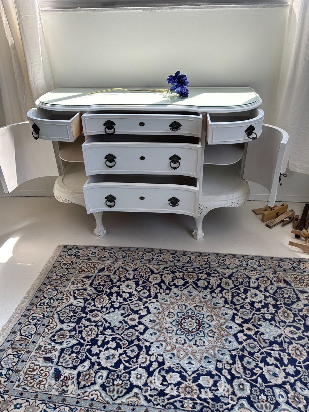 Cassettiere: Sideboard Anrichte Kommode venezianisch barock weiss börnie' – Usato da Gränichen venduto da boernies01 9
