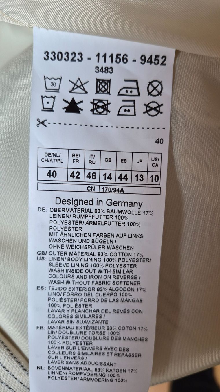Taifun Completi & Tailleur: 2 teil. Anzug Taifun – Nuovo (secondo la descrizione) da Zofingen venduto da PiaZ0102 3