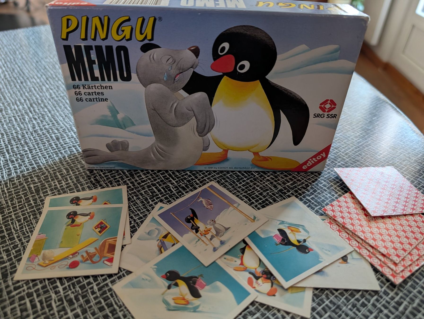 Giochi: Pingu Memo Spiel mit Anleitung, komplett – Usato da Nänikon venduto da Haexli_70 1