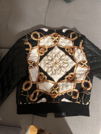 Moschino Barock-Kettenprint Jacke Gr.34/36